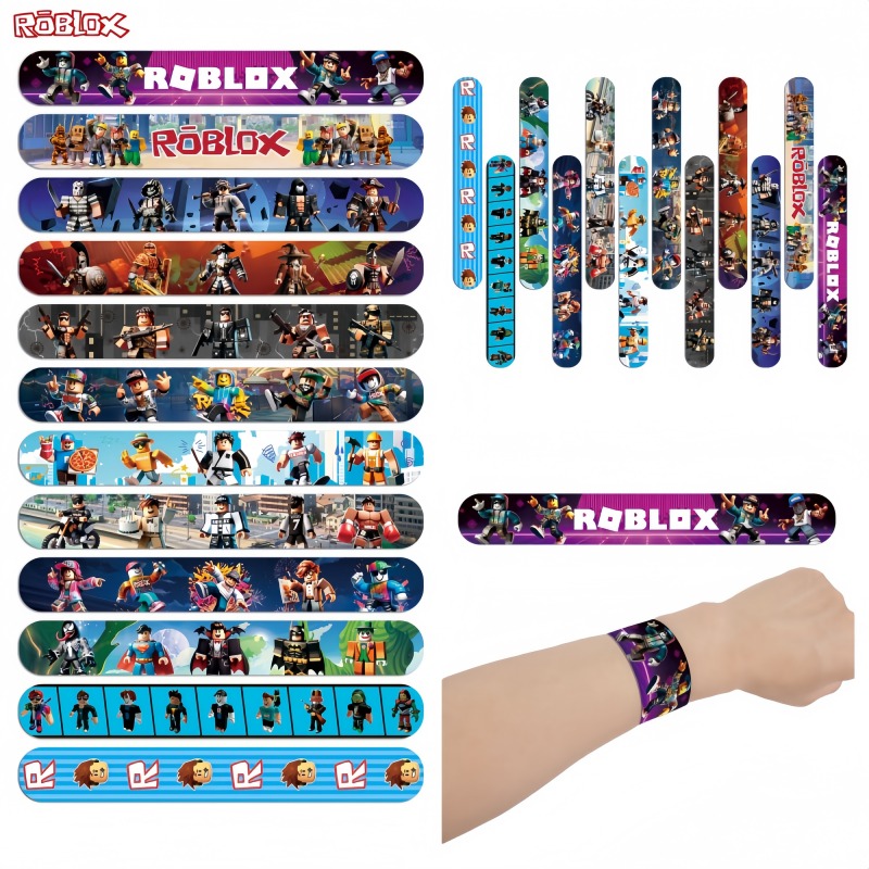 Anime Cosplay Roblox - 12/24 stuks Roblox Game Elasticiteit Slap