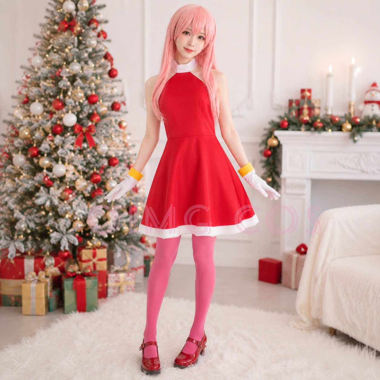 Anime Cosplay Dress For Women - Amy Rose Cosplay Kostuum Volwassen Carnaval