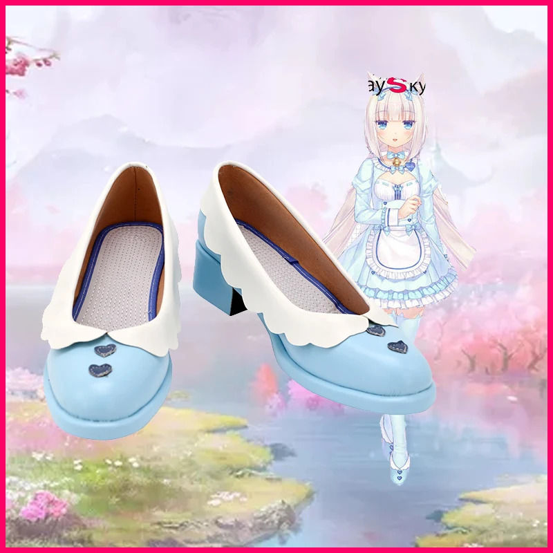 Anime Cosplay Youtube Shorts - NEKOPARA Chocolade Vanille Meid Cosplay Schoenen