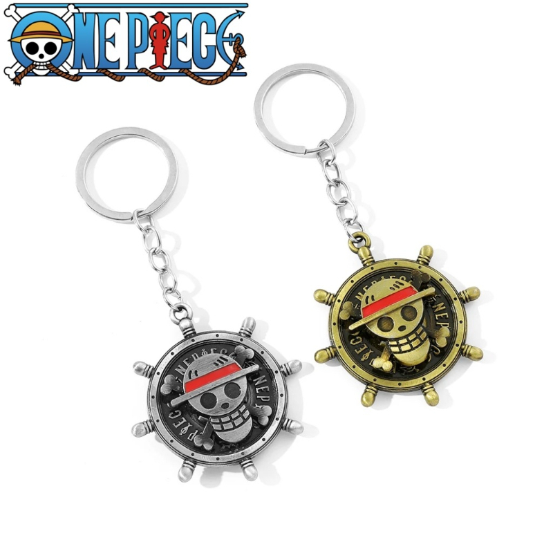 One Piece Straw Hat - Draaibare sleutelhanger, Luffy's Straw Hat Pirates