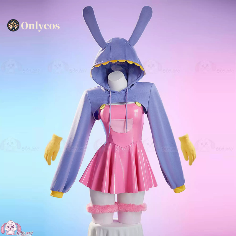Anime Cosplay Dress For Women - The Amazing Digital Circus Jax Cosplay-kostuum