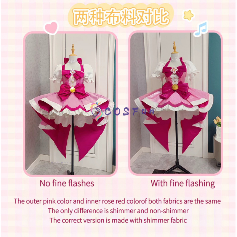 Anime Cosplay Dress For Women - Pretty Cure Haruno Haruka Cosplay Kostuum