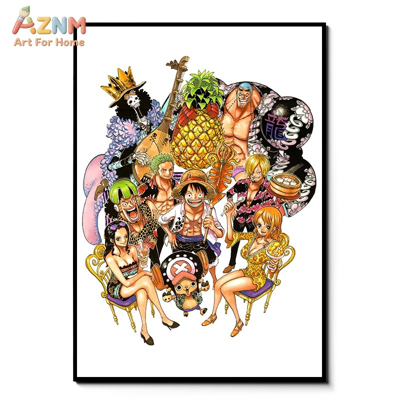 One Piece Straw Hat - AZNM One Piece Strohoed Piraten Volledige