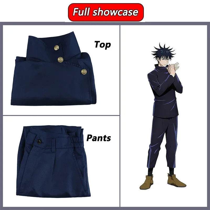 Anime Cosplay Shop - Fushiguro Megumi Cosplay Kostuum Pruik Anime