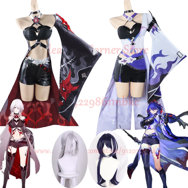 Anime Cosplay Youtube Shorts - In Voorraad Acheron Cosplay Kostuum Honkai