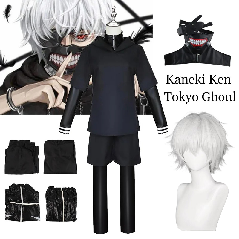 Anime Cosplay Tokyo Ghoul - Anime Tokyo Ghoul Kaneki Ken Cosplay