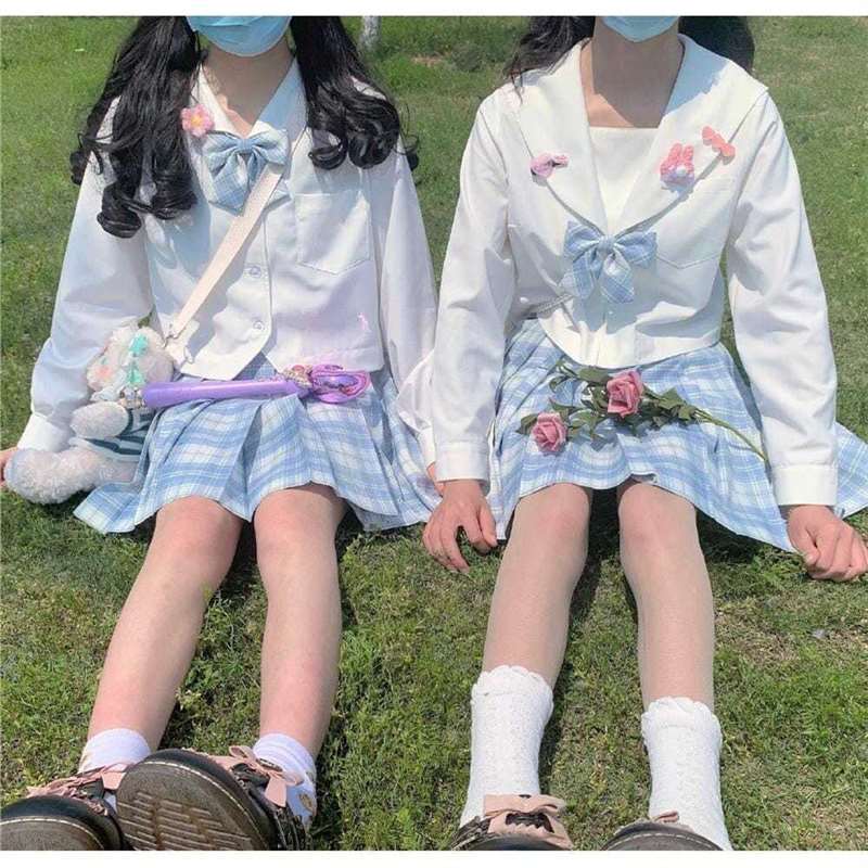 Wit Sailor JK schooluniformove - Cosplay Anime Basic recensie en prijs