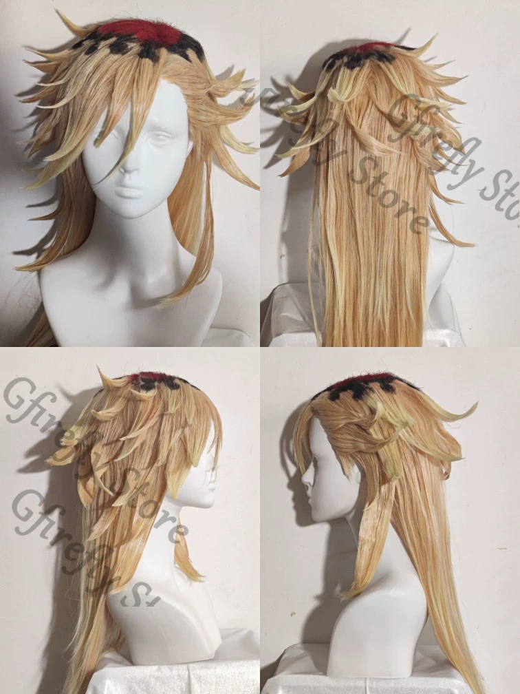 Douma Lange Gouden Haar Pruik  - Anime Cosplay Shop recensie en prijs