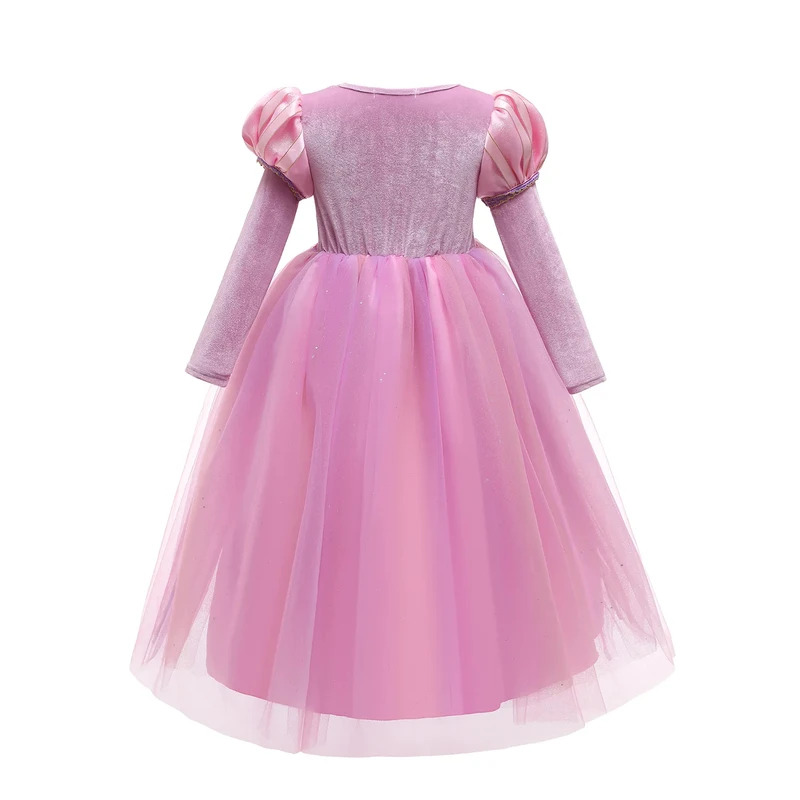 Rapunzel Prinses Jurk Meisje M - Anime Cosplay Youtube Shorts recensie en prijs