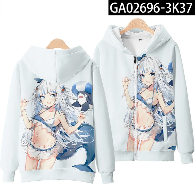 Anime Gawr Gura cosplay 3D Afd - Cosplay Anime Basic recensie en prijs