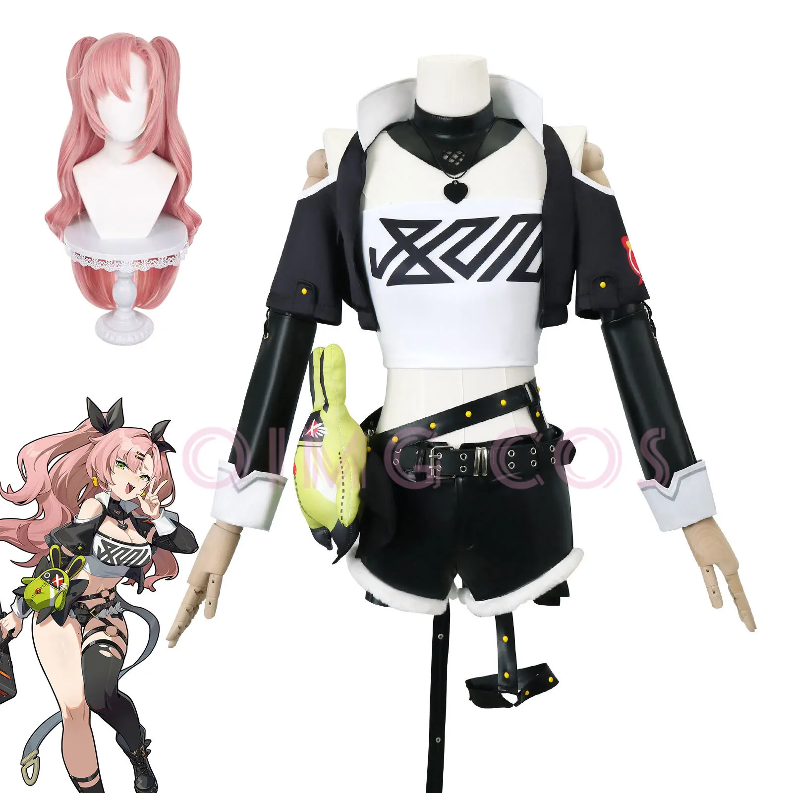 Nicole Demara Zenless Zone Zer - Anime Cosplay Wigs recensie en prijs
