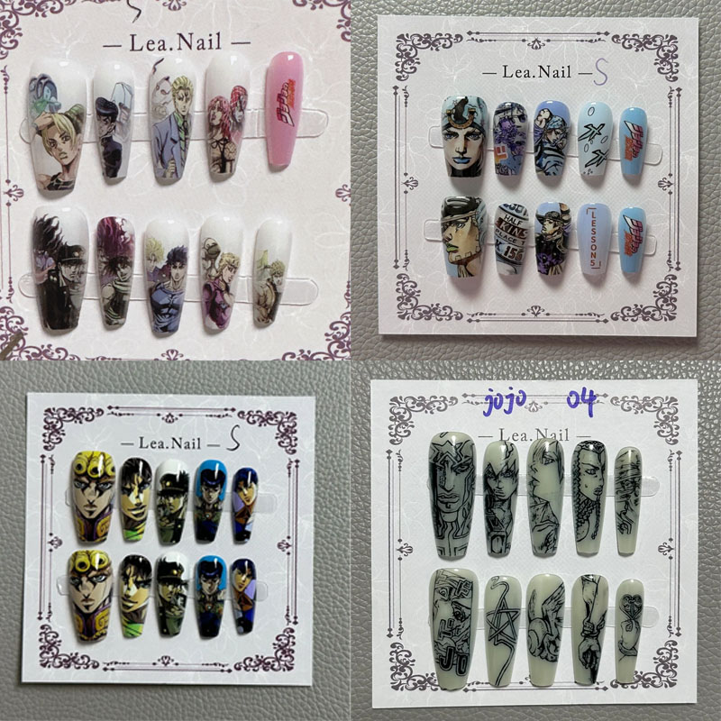 JOJO Nail Art Student Anime Ca - Cosplay Anime Jojo recensie en prijs