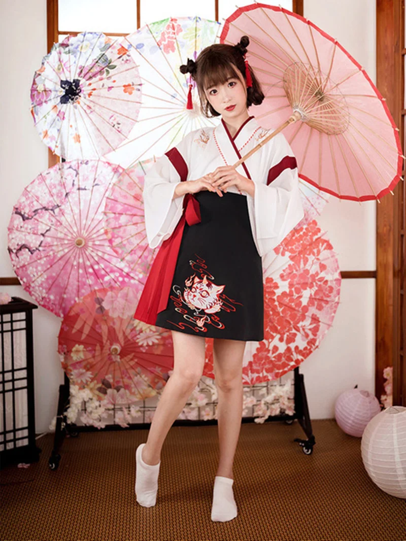 Japanse jurk kimono vrouw zwar - Demon Slayer Haori recensie en prijs