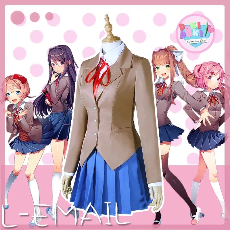 Sayori Yuri Natsuki Monika Cos - Anime Cosplay Youtube Shorts recensie en prijs