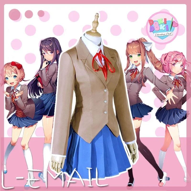 Sayori Yuri Natsuki Monika Cos - Anime Cosplay Youtube Shorts recensie en prijs