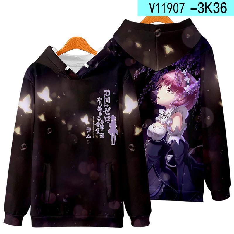 3D Re Zero Cosplay Hoodie Anim - Cosplay Anime Basic recensie en prijs