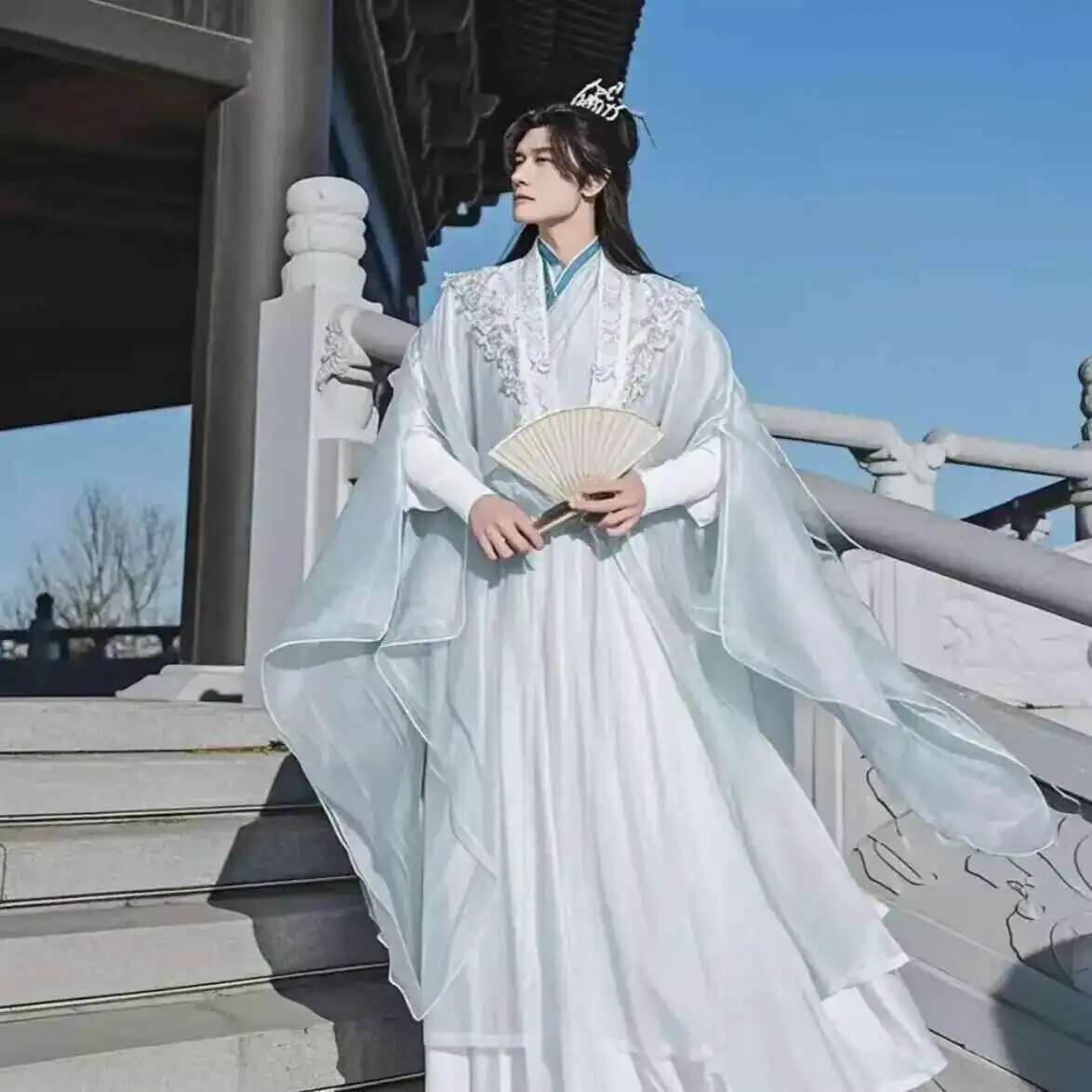 Grote Maat 3XL Hanfu Mannen Ch - Anime Cosplay In Chinese recensie en prijs