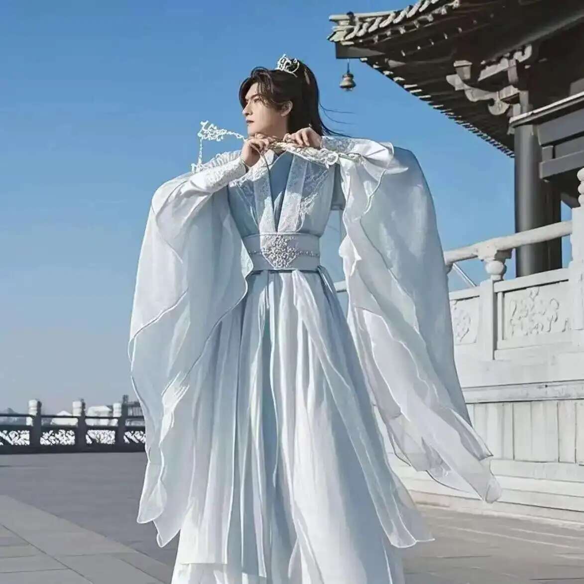 Grote Maat 3XL Hanfu Mannen Ch - Anime Cosplay In Chinese recensie en prijs